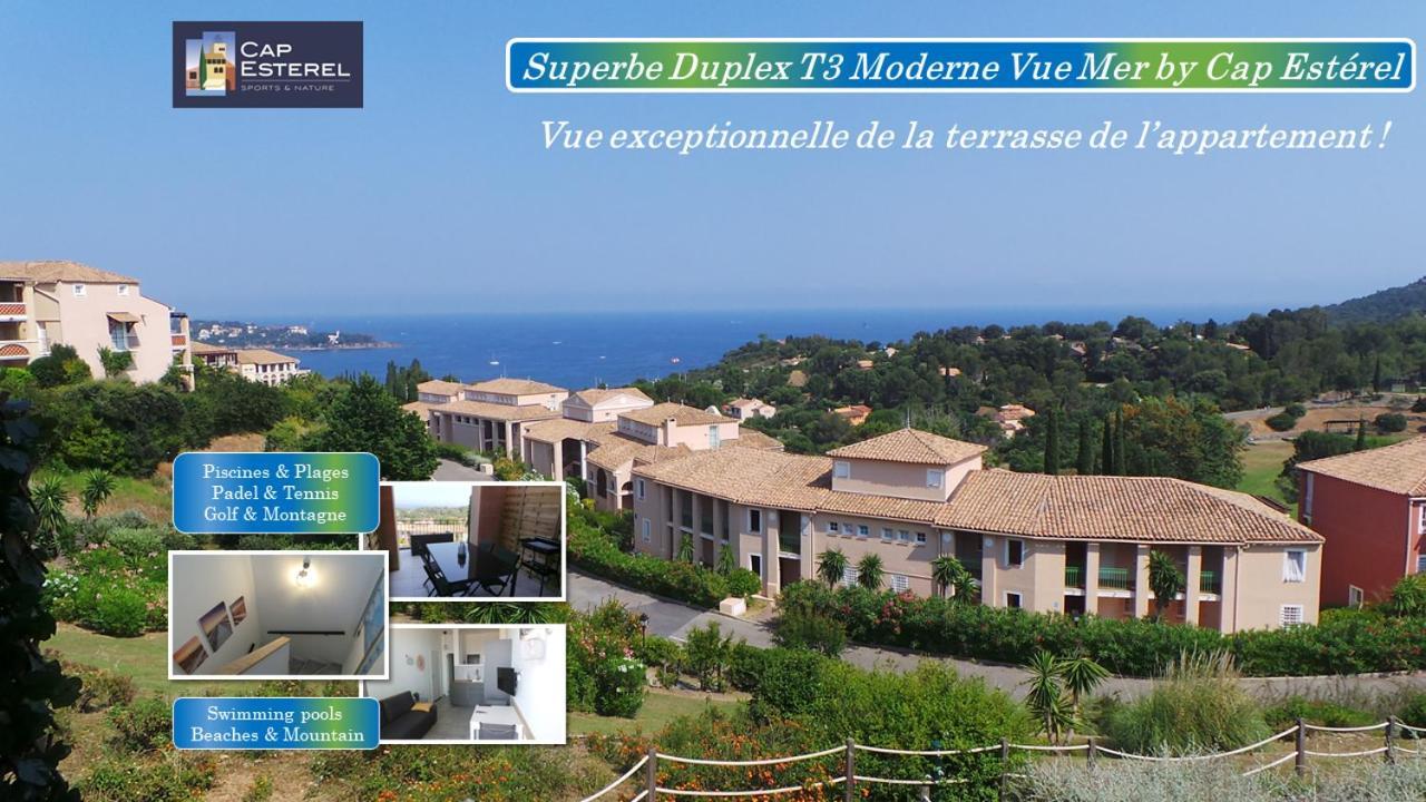 Appartements Modernes Vue Mer A Cap Esterel Saint-Raphaël Eksteriør billede